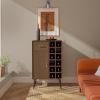 imageNovogratz Brittany Bar Cabinet WalnutBar Cabinet