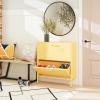 imageNovogratz Cache 2 Door Shoe Storage Yellow