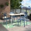 imageNovogratz Chandler Dining Chairs IndoorOutdoor 4Pack French BlueFrench Blue