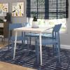 imageNovogratz Chandler Dining Chairs IndoorOutdoor 4Pack French BlueFrench Blue
