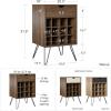 imageNovogratz Concord Beverage Storage Stand Brown OakBrown Oak