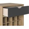 imageNovogratz Concord Beverage Storage Stand Brown OakNaturalBlack
