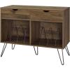 imageNovogratz Concord Turntable Stand with Drawers WalnutWalnut
