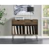 imageNovogratz Concord Turntable Stand with Drawers WalnutWalnut