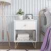 imageNovogratz Finley White Nightstand