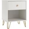 imageNovogratz Finley White Nightstand