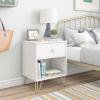imageNovogratz Finley White Nightstand
