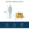 imageNovogratz Her Majesty 2Drawer Nightstand Dusty RoseMustard Yellow