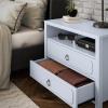 imageNovogratz Her Majesty 2Drawer Nightstand Dusty RosePowder Blue