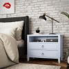 imageNovogratz Her Majesty 2Drawer Nightstand Dusty RosePowder Blue
