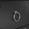 imageNovogratz Her Majesty Narrow Side Table WhiteBlack