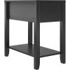 imageNovogratz Her Majesty Narrow Side Table WhiteBlack