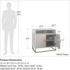 imageNovogratz Kelly Accent Cabinet WhiteTaupe