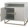 imageNovogratz Kelly Accent Cabinet WhiteTaupe