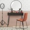 imageNovogratz Kimberly at Home Vanity with Drawers Black Oak