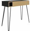 imageNovogratz Kimberly at Home Vanity with Drawers Black Oak