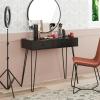 imageNovogratz Kimberly at Home Vanity with Drawers Black Oak