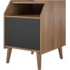 imageNovogratz Magnolia End Table WalnutBlack