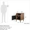 imageNovogratz Magnolia End Table WalnutBlack