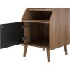 imageNovogratz Magnolia End Table WalnutBlack