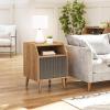 imageNovogratz Magnolia End Table WalnutBlack