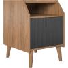 imageNovogratz Magnolia End Table WalnutBlack