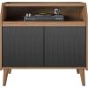 imageNovogratz Magnolia Record Stand WalnutBlack