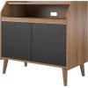 imageNovogratz Magnolia Record Stand WalnutBlack