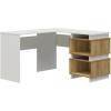 imageNovogratz Nelson 2Way Desk Black OakWhite