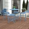 imageNovogratz Ola 5Piece High Dining Set by The CharcoalFrench Blue