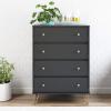 imageNovogratz Owen 4 Drawer Dresser Black