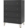 imageNovogratz Owen 4 Drawer Dresser Black
