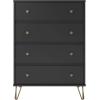 imageNovogratz Owen 4 Drawer Dresser Black