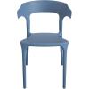 imageNovogratz Poolside Collection Felix Stacking Dining Chairs IndoorOutdoor 4Pack French BlueFrench Blue
