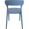 imageNovogratz Poolside Collection Felix Stacking Dining Chairs IndoorOutdoor 4Pack French BlueFrench Blue