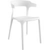 imageNovogratz Poolside Collection Felix Stacking Dining Chairs IndoorOutdoor 4Pack French BlueWhite