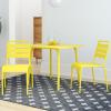 imageNovogratz Poolside Gossip Collection June Square Dining Table YellowYellow