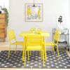 imageNovogratz Poolside Gossip Collection June Square Dining Table YellowYellow