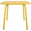 imageNovogratz Poolside Gossip Collection June Square Dining Table YellowYellow