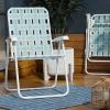 imageNovogratz Poolside Gossip Priscilla Folding Chairs 2Pack YellowAqua Haze