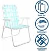 imageNovogratz Poolside Gossip Priscilla Folding Chairs 2Pack YellowAqua Haze