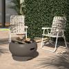 imageNovogratz Poolside Gossip Priscilla Folding Chairs 2Pack YellowGrey