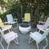 imageNovogratz Poolside Gossip Priscilla Folding Chairs 2Pack YellowYellow