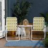 imageNovogratz Poolside Gossip Priscilla Folding Chairs 2Pack YellowYellow