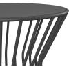 imageNovogratz Poolside Gossip Roberta OutdoorIndoor Side Table CharcoalCharcoal