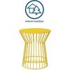imageNovogratz Poolside Gossip Roberta OutdoorIndoor Side Table CharcoalYellow