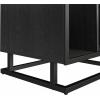 imageNovogratz Regal Double Wide Record StationAccent Cabinet Black Oak