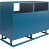 imageNovogratz Regal Double Wide Record StationAccent Cabinet Blue
