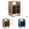 imageNovogratz Regal Turntable StandEnd Table Walnut