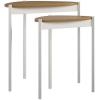 imageNovogratz Tallulah Nesting Tables WalnutGrayWhite